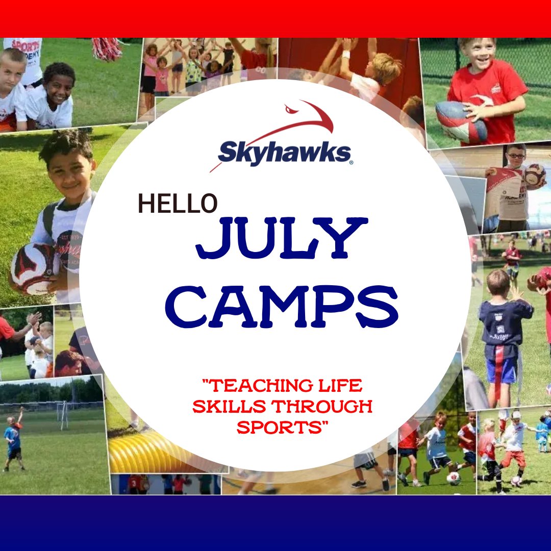 Summer is off to a great start here at Skyhawks Sports DFW! We have plenty of sports camps in July across the DFW metroplex. Serving all boys and girls between ages 3-12. Come learn the fundamentals of the sport while having a blast! Go to skyhawks.com for more info!