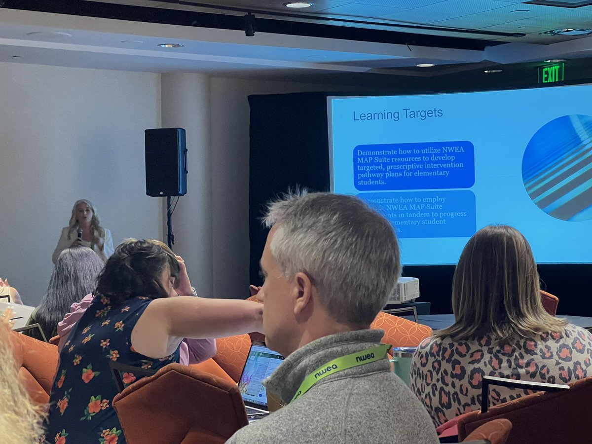 Full house at  #NWEAFusion with Dr. Tammy Graham, Dr. Alisha Greene, and Wendy Shuler from <a href="/DistrictChester/">Chester_County_School_District</a> session-Utilizing NWEA Resources to Rethink, Revise, Restructure MTSS
<a href="/NWEA/">NWEA</a> <a href="/HMHCo/">HMH Education</a> <a href="/sylviastcyr/">Sylvia St. Cyr</a> <a href="/AndyGuidici13/">andyguidici</a>