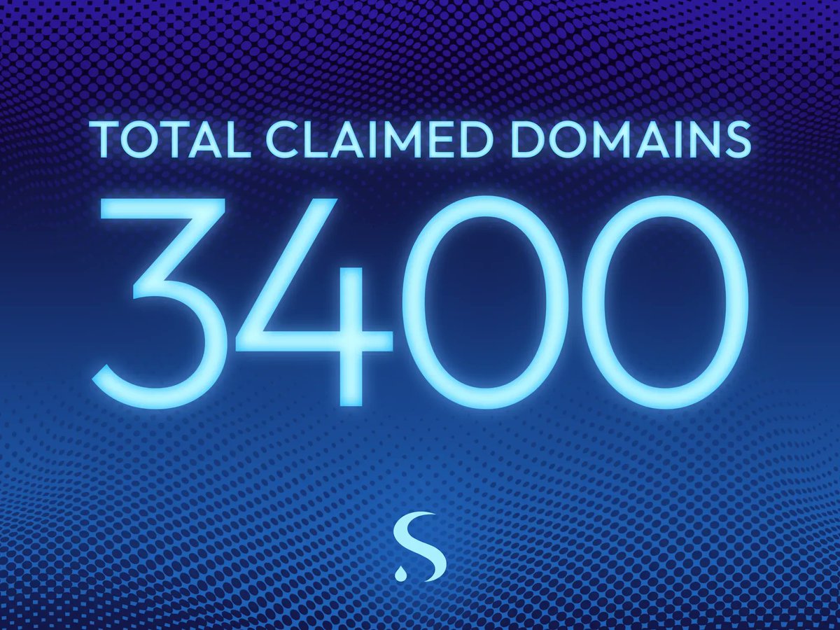 SuiNSdapp's tweet image. 🎉 Congratulations to every domain owner! 🎉

3400 registered names! 🎉

Celebrate your new domain acquisition and welcome to the SuiNS ecosystem. 🌱✨ Unlock unique opportunities by joining SuiNS now at suins.io. 💫