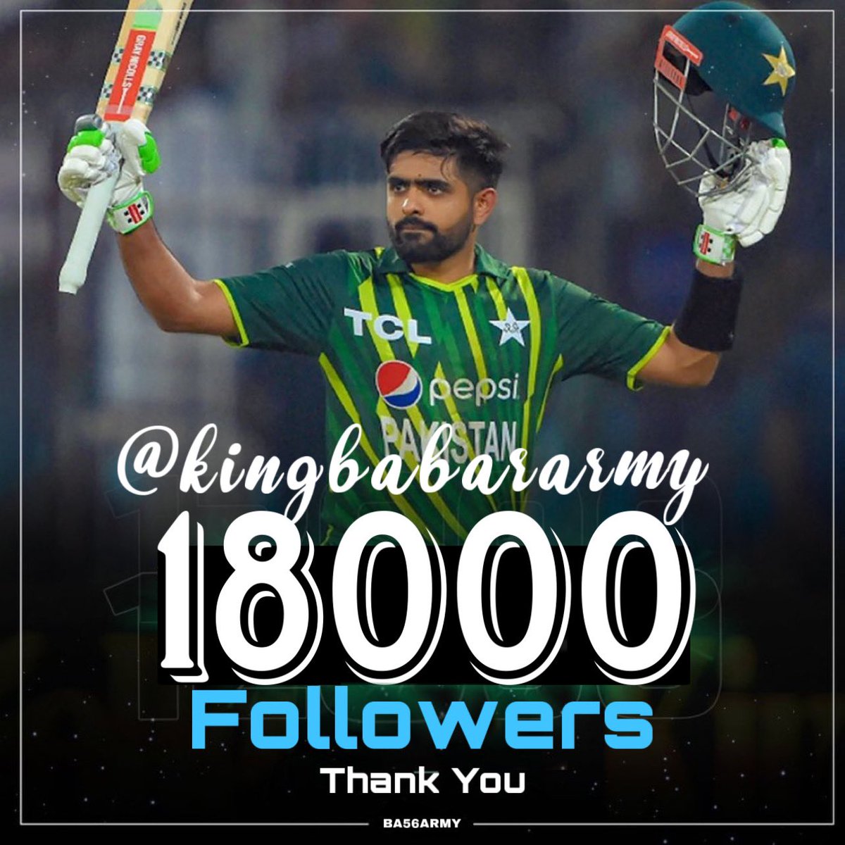 Thank You King Babar Army for being on of the 18K Members, Keep Supporting  to Grow More Stronger Army💪 
Once again Thank You for all Love 😍🙌

#BabarAzam #BabarAzam𓃵 #BA56ARMY