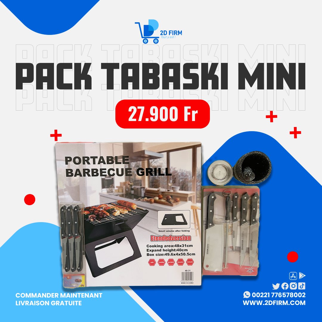 2dfirm's tweet photo. #Tabaski 🐑🍖 ak 2DFirm

Stock limité / Livraison gratuite 🚚🇸🇳

#PromoTabaski #MiniBarbecue
#MomentsPrécieux #BarbecueTabaski #GastronomieEnPleinAir #2DFirm #Senegal #kebetu #ChefDeTabaski #SucculentesGrillades https://t.co/X6qdUuJuSe