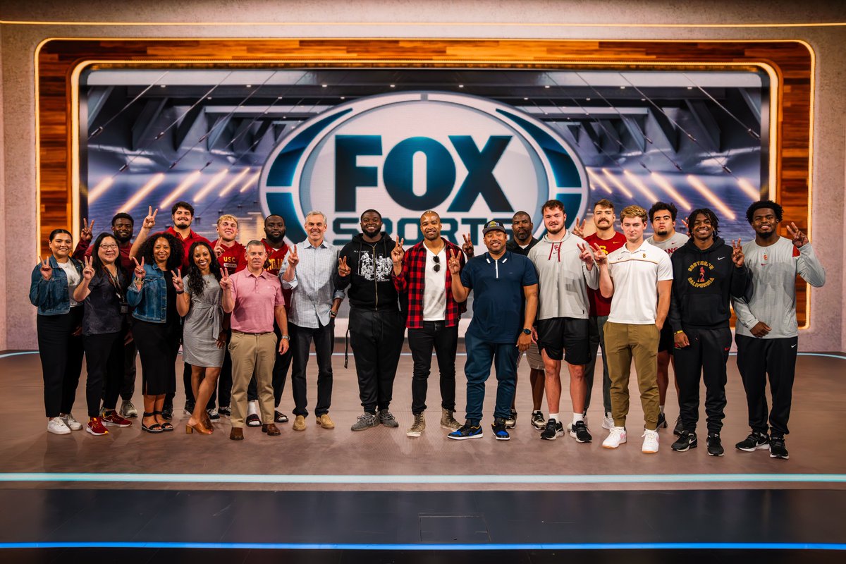 Thanks for the insight and hospitality @FOXSports 📺✌️