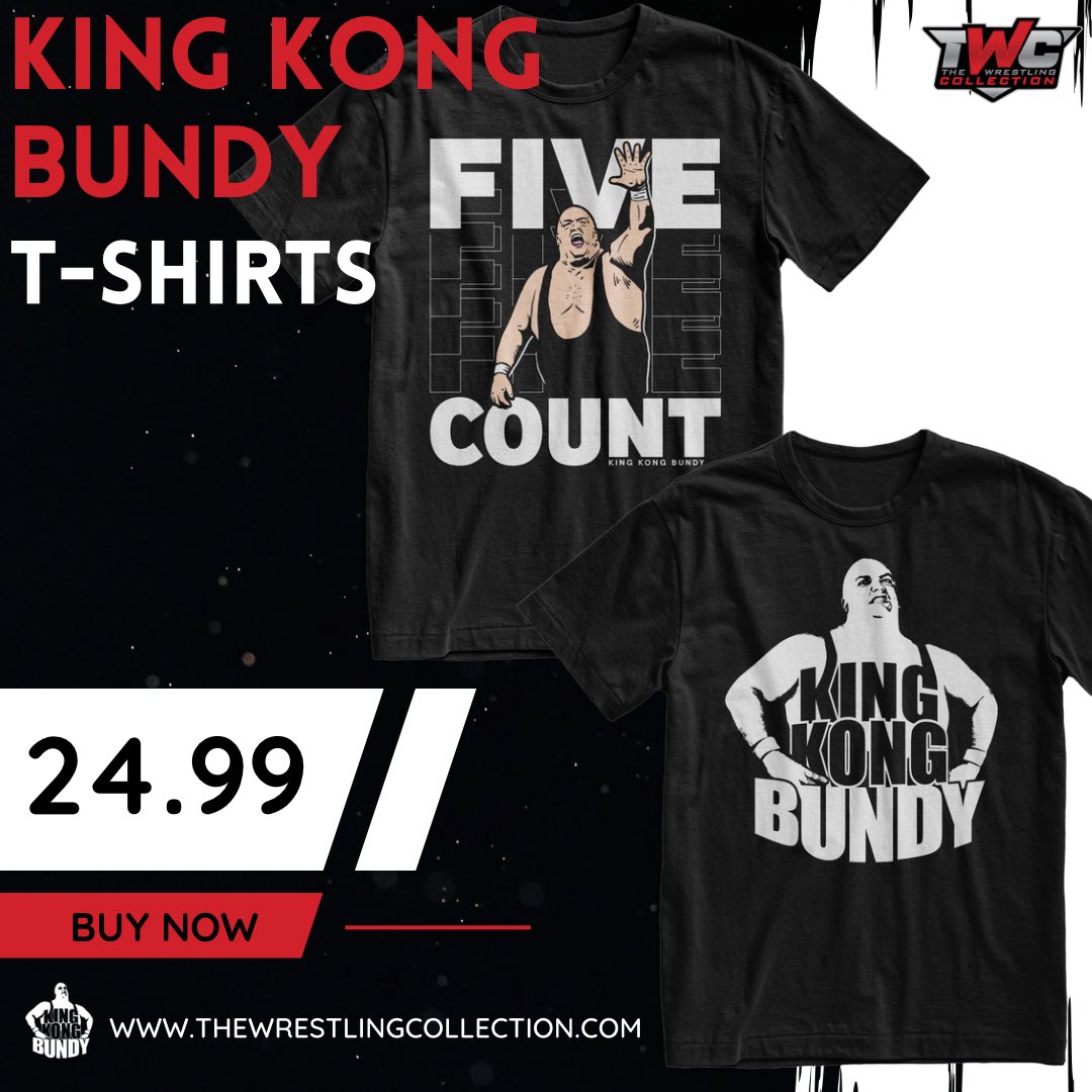 We still have 2 KKB T-shirts live on our website now! Grab yours today before they are sold out!

thewrestlingcollection.com/collections/ki…