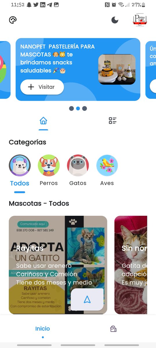 JhinWright's tweet photo. Buenass, TinDog - Pet SOS ya está disponible en la Play Store, sería de gran ayuda si la bajan, es una aplicación de adopción de mascotas, estoy feliz del resultado, espero poder contar con su apoyo, decir que los cursos de Flutter @Fernando_Her85 en @DevTalles fueron mi base :D. https://t.co/hpIBZW472d
