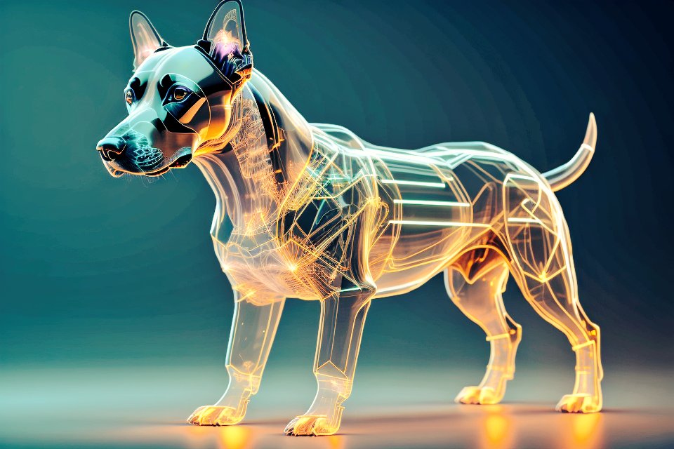 ✨ AI transparent robot dog 🐕🤖

🌟 Hashtagq ✿
#dog #robot #doglover #aidog #doglove #transparent #aiart #trending #love #aidreamart #foryou #beautiful #tech #aidog #followforfollowback #Twitter #photography #technology
