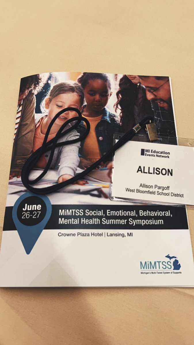 Having a great time and learning SO much at the MiMTSS Social, Emotional, Behavioral, Mental Health Summer Symposium with @jentealteach ! #onlywb  <a href="/wbloomfieldschl/">wbloomfieldschl⚓️</a> <a href="/BlaineMcDowell/">Blaine McDowell</a> <a href="/rebeccaheitsch/">Rebecca Heitsch</a> <a href="/Long_WBStronger/">Scott Long</a>