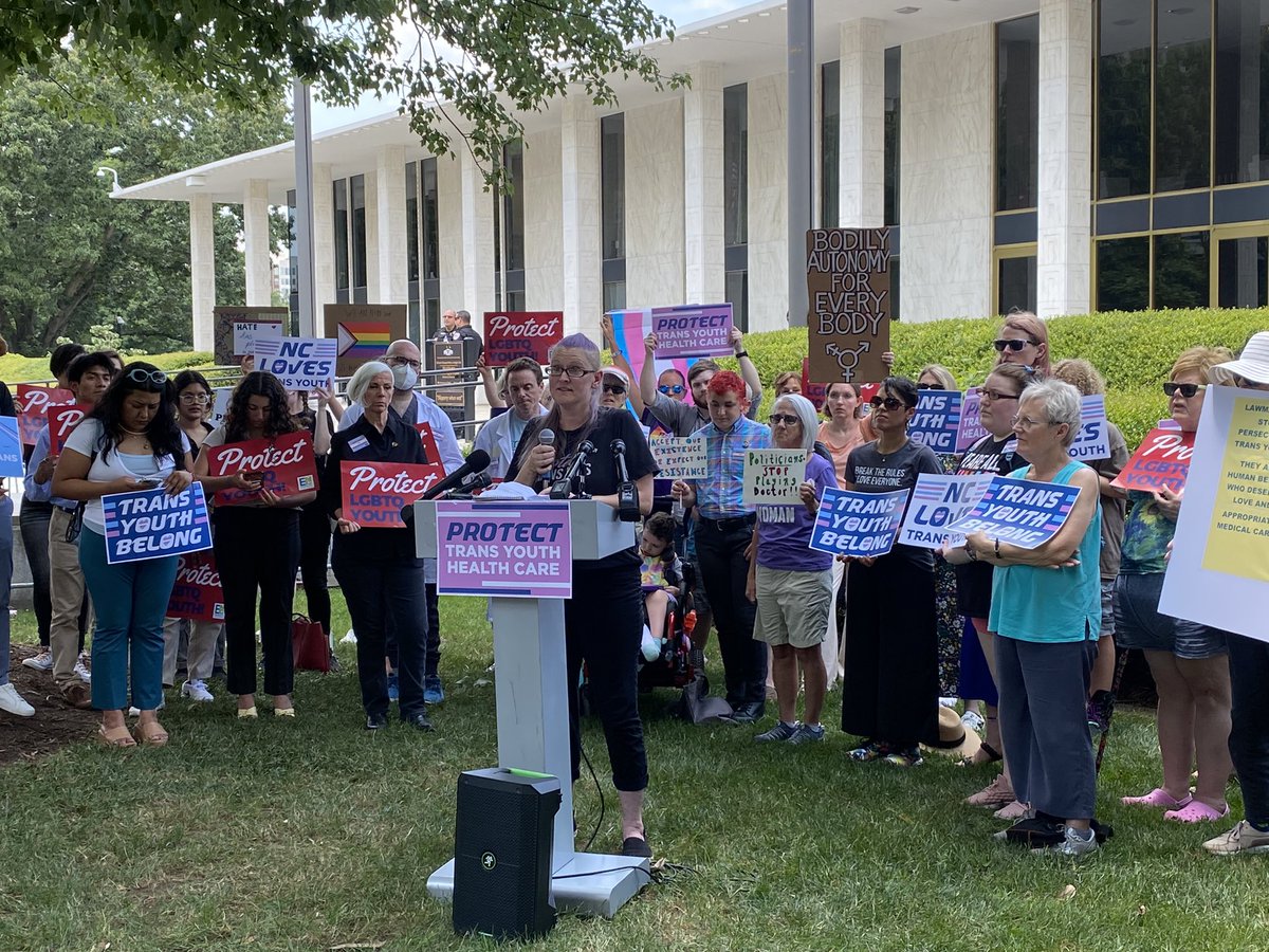 SouthernEqual's tweet photo. @equalitync @ACLU_NC @PPSATNC “My heart goes out to every trans person who has had to sit in the General Assembly as lawmakers have dismissed their identity as a fad.” #ncisready 9/ https://t.co/nTYTYOAvjJ
