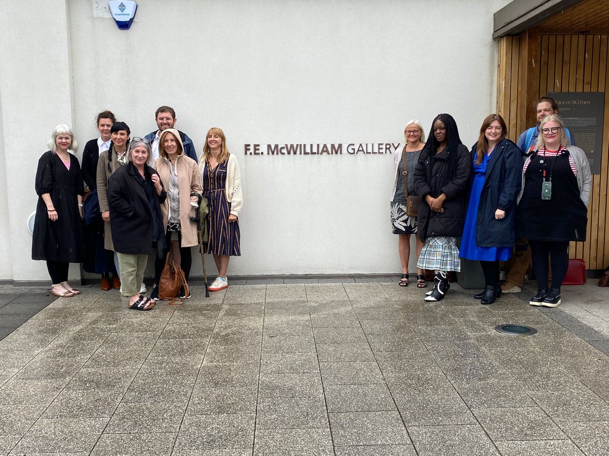 Galway artists arrived at F.E. McWilliam Gallery in Banbridge today as part of our #SharedIsland project #CultureConnects. Over the next two days, artists are participating in focus group sessions on people, movement, space and place as well as sharing and networking sessions.