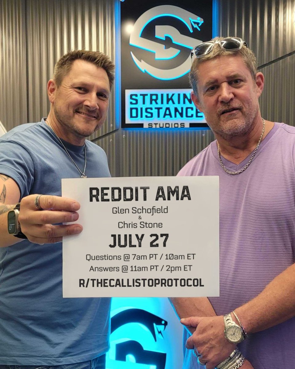 We're now live with our #RedditAMA hosted by @GlenSchofield and Chris Stone! Click Here: bit.ly/42Yj1X3