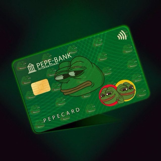 There  is rumor @Gemini creating Gemini $Pepe debit card very soon. Keep an eye on it. #PepeArmy #crypto #Nft #NFTartists #meme #BTC #SwapForPepe 🐸🐸🐸🐸🚀🚀🚀🚀🚀🚀🚀🚀
