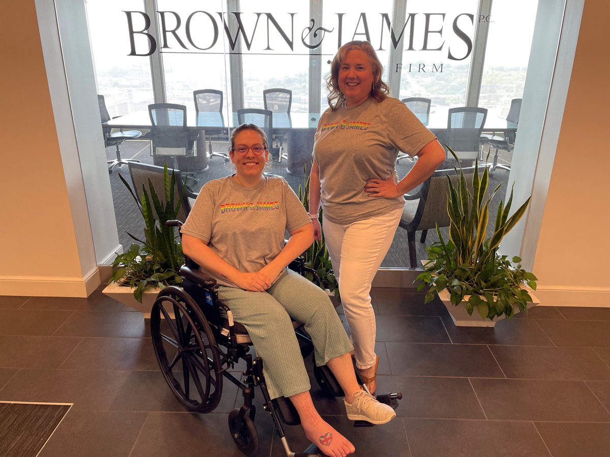 The team at Brown &amp; James was happy to support #Pride this month!