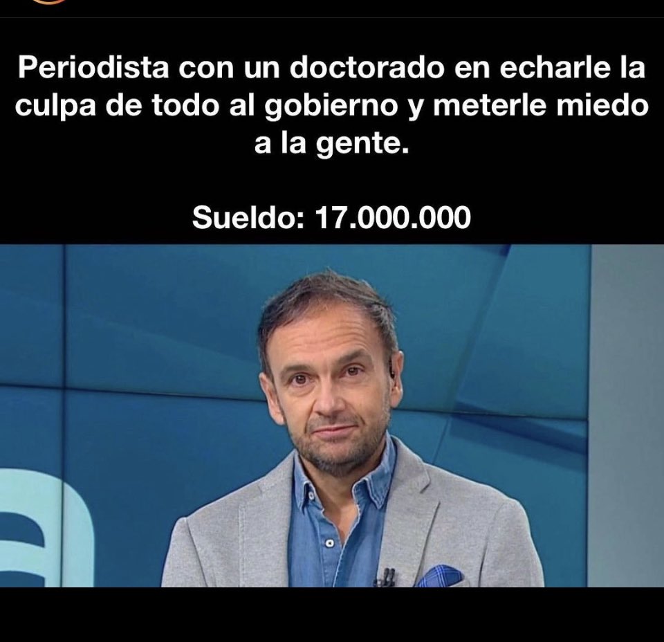 ndriuko's tweet photo. Sus caras, gestos, muecas,su tonito argentino, su histeria,su manía de ver el celular constantemente,es insoportable verlo. Si a eso le sumas verlo Opinar sentadito, calentito, cómodo, sin mover un puto dedo ganando 17 millones lo hace más desagradable aún. Show barato y patético https://t.co/4EfBQ89tUa