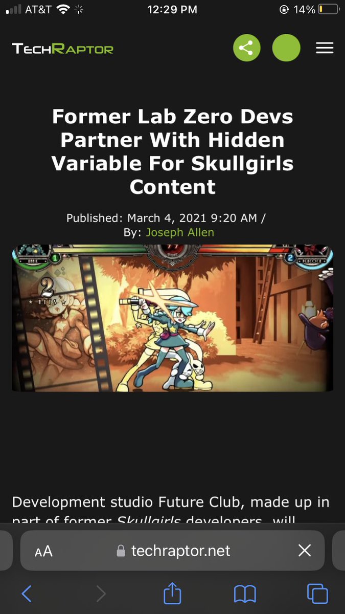 “Skullgirls fired their original devs”

Not what happened. The head developer of the game was outed as a sexual predator, and fired everyone when he as outed as one. Hidden Variable and Autumn Games rightfully cut ties with him, and re-hired the people Mike Z fired!