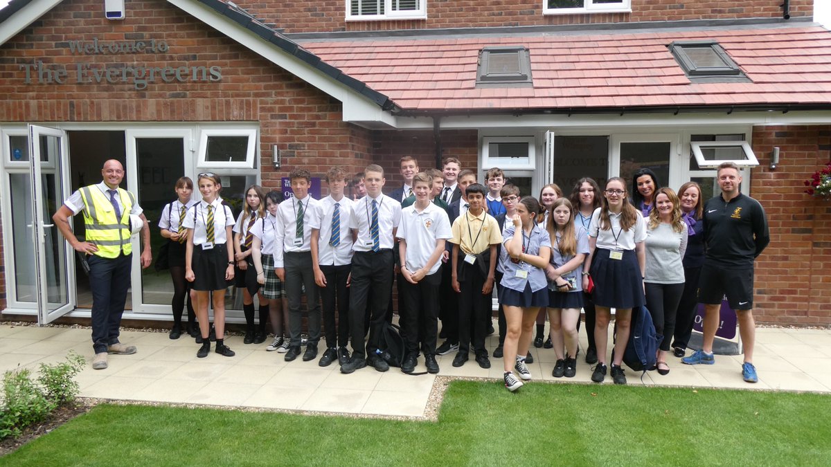 WCLA_UK's tweet photo. Kitchen design and a rooftop climb: Wheeler students visited a housing development today to learn more about the construction industry @TaylorWimpey #WCSA #WheelerProgramme @WellingtonUK https://t.co/qsUC527WAc