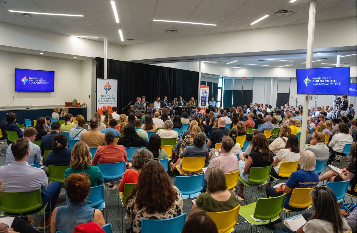 TinyMightyCo's tweet photo. Congrats to #MightyClient @ForNashFuture on a packed house and engaging mayoral candidate forum last night! If you haven't already, make sure you're registered by July 5 and be ready to vote on August 3. #ForNashvillesFuture #NashvilleMayor #NashvilleElections https://t.co/X5ivqjs6P5