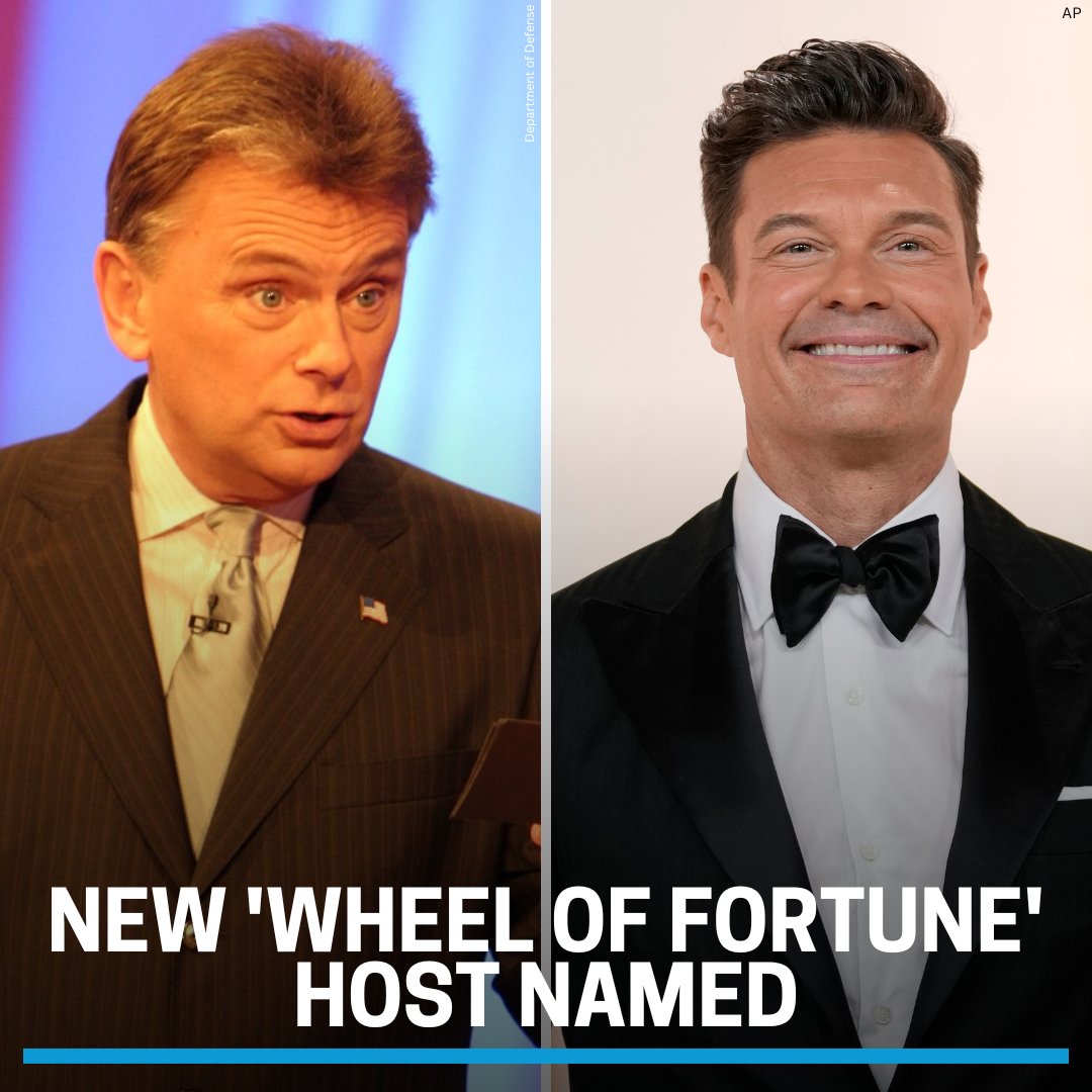 KCTV5 News on Twitter "Ryan Seacrest to replace Pat Sajak as ‘Wheel of