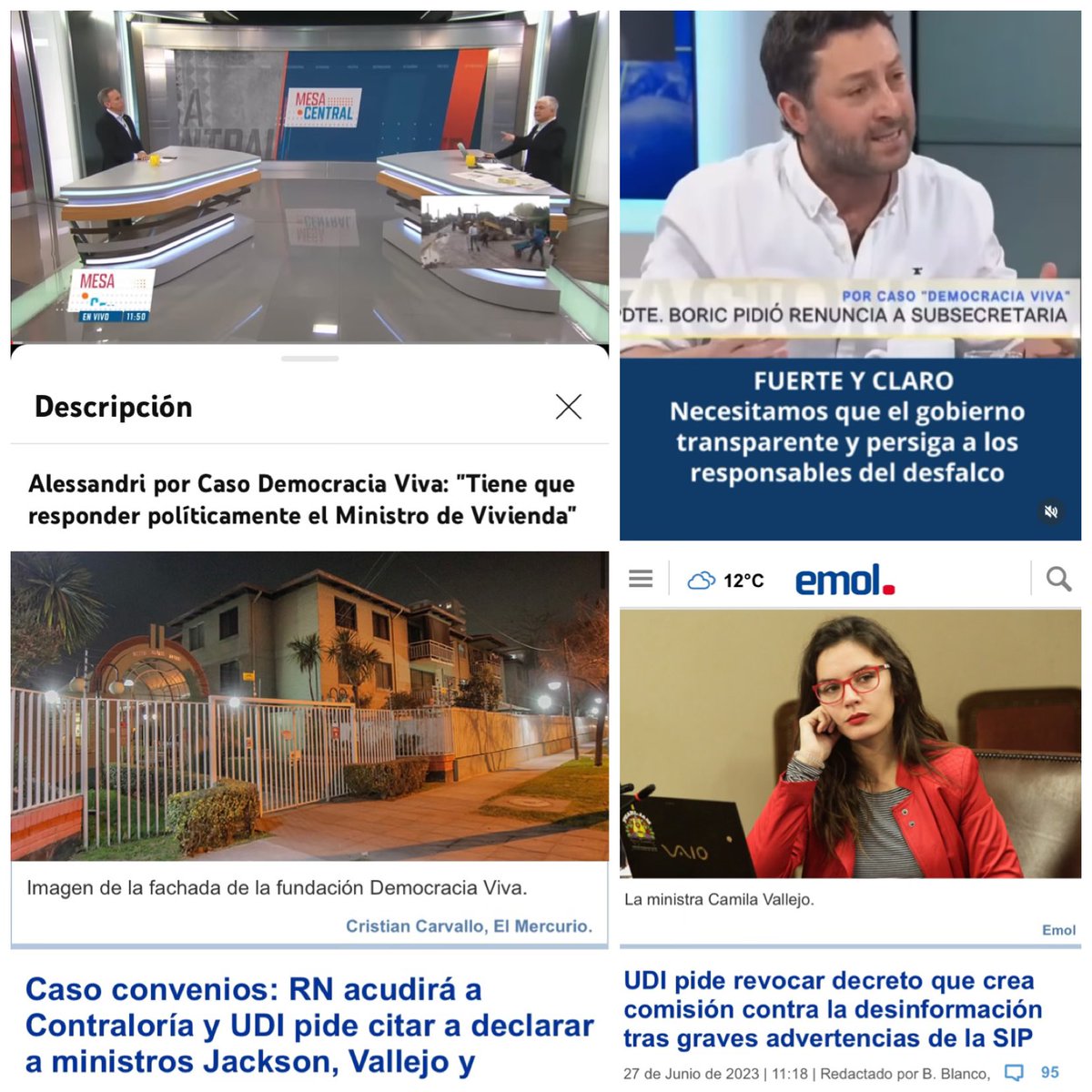 kmontealegren's tweet photo. @felipemtoledo Afirmar que hay un "silencio sepulcral" de la UDI en los últimos días es faltar a la verdad. No descuidamos nuestro rol opositor y mucho menos nuestro rol de servicio público con las personas damnificadas. Me tomé el tiempo de buscar algunos ejemplos 👇🏻 https://t.co/MNIWyUw7sq