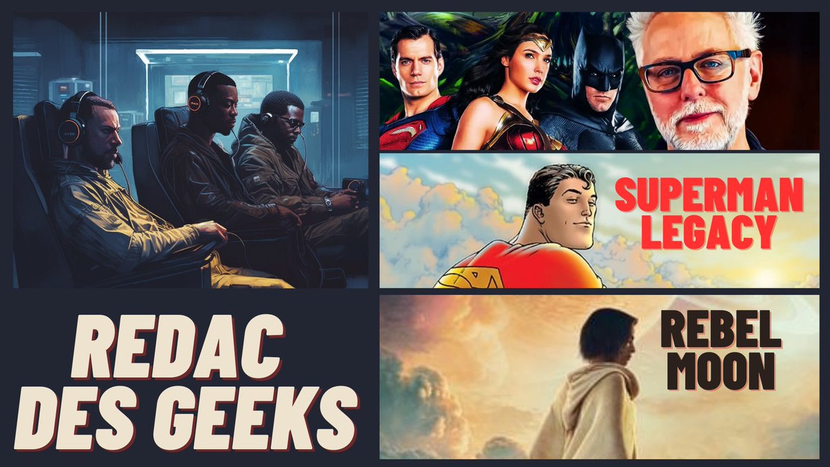 LA REDAC DES GEEKS #3 JAMES GUNN ET L'ECHEC DE LA FIN DU DCEU, SUPERMAN LEGACY LES NEWS CASTING

L'EQUIPE SE RÉUNIE CE SOIR POUR DISCUTER DE L'ACTUALITÉ DE LA POP CULTURE.

#SupermanLegacy #JamesGunn #DCStudio
⬇️⬇️⬇️
🔗[ youtube.com/live/v_NnSUfS4… ]