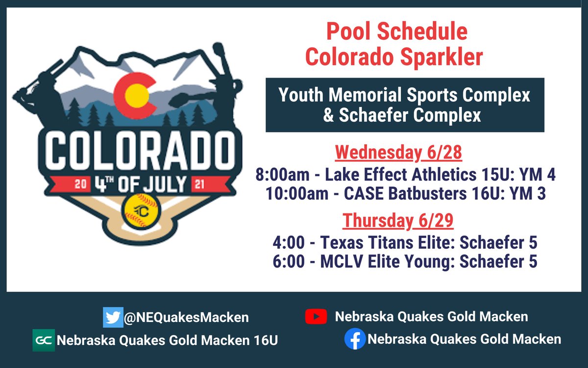 NE Quakes Gold 18U Macken tweet media
