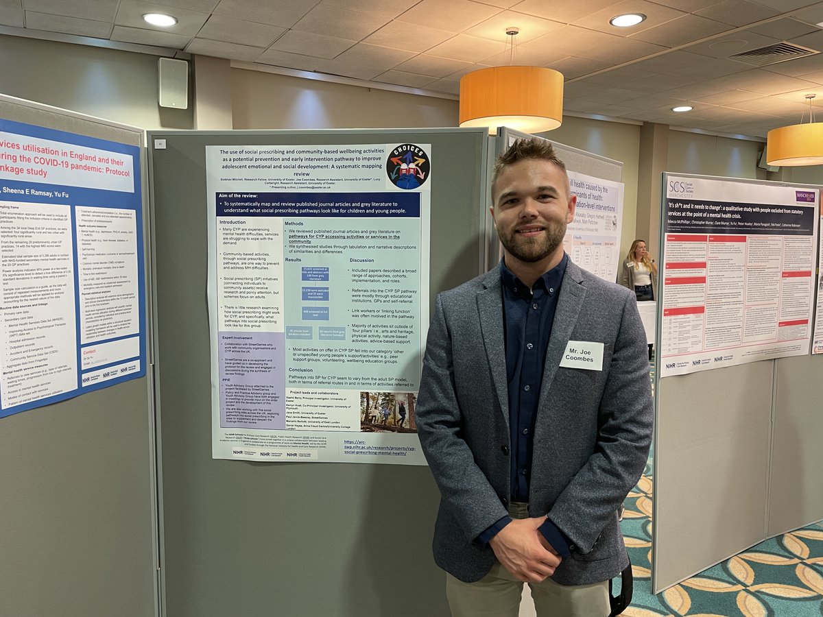 <a href="/ChYMe_Exe/">ChYMe</a>'s Joe Coombes presenting on #socialprescribing @ the Three NIHR Research Schools' Mental Health Programme Showcase!

Find out more- rb.gy/bs6pl

<a href="/vashtilou/">Vashti Berry</a> <a href="/kerrynhusk/">Kerryn Husk</a> <a href="/Siobhan_Dance/">Dr Siobhan Mitchell</a> <a href="/StreetGames/">StreetGames</a> <a href="/marcellobertott/">Marcello Bertotti</a> <a href="/DanHayesPhD/">Daniel Hayes, PhD</a> 
<a href="/DrJaneRSmith/">Dr Jane R Smith</a> 

<a href="/NIHRresearch/">National Institute for Health and Care Research</a>