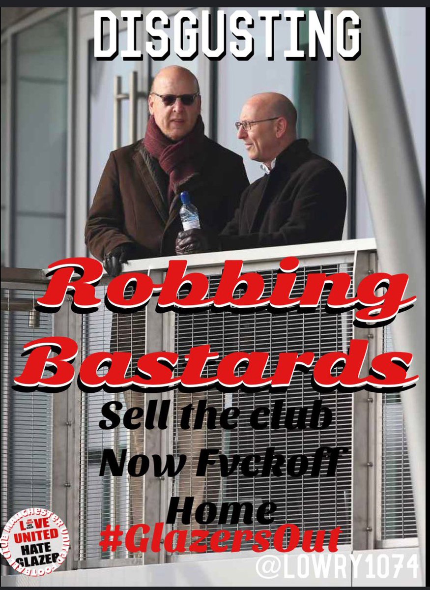 Please leave 

#GlazersOut #GlazersFullSale