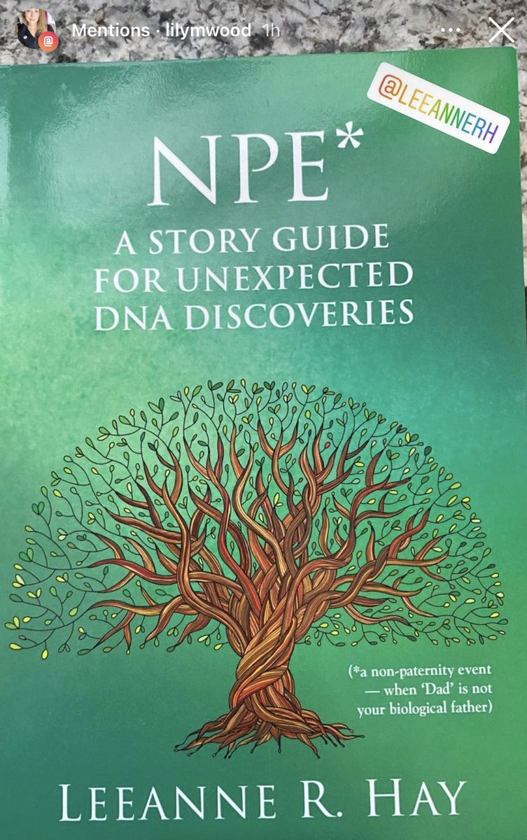 LeeanneRH's tweet image. Today is NPE AWARENESS DAY. If you have had an unexpected discovery from a dna test and searching for a birth parent - resources are available