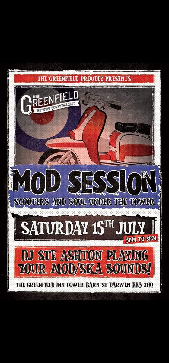 Scooters and Soul Under The Tower

Darwen 14/15 July