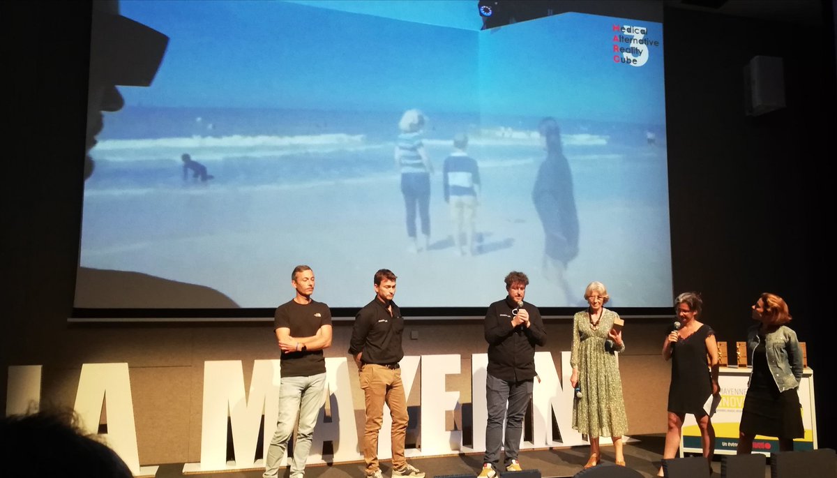 Bravo à Marc, Marc et Marc, créateurs du cube <a href="/ImaginVr/">Imagin-VR</a>.
La Réalité Virtuelle au service de la santé ! Une startup accélérée au <a href="/villageCALaval/">Le Village by CA Laval</a>
#LaMayenneInnove #lmi #vr <a href="/OuestFrance53/">Ouest-France 53</a> <a href="/TimotheeBroucke/">Timothée Broucke</a>