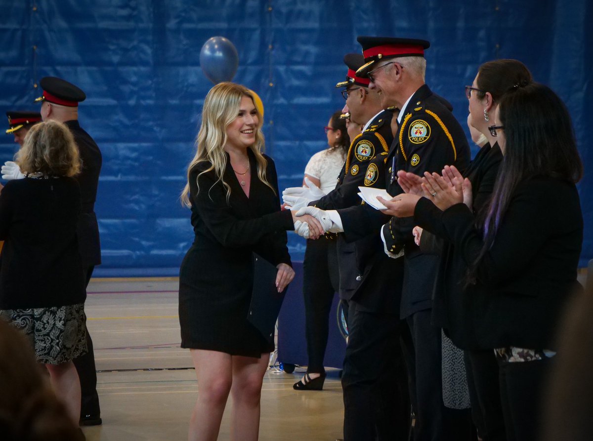 TPSRecruiting's tweet photo. Congratulations to our newest Communications Operators who celebrated their graduation last night at the Toronto Police College!

After 1,360 hours of dedication, hard work and training, these graduates will now serve as one of the most important roles in keeping our city safe. https://t.co/WRY1QQO7Yd