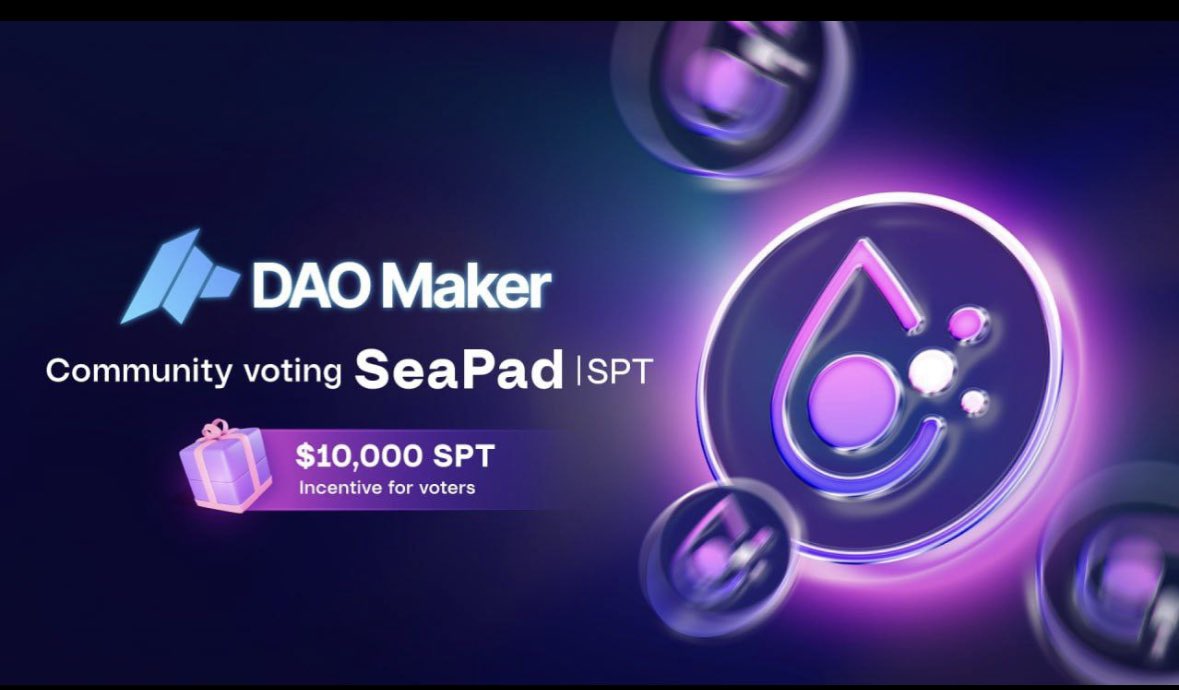 CoinvestorV's tweet image. We congratulate the partnership of @CoinvestorV and @seapad_defi! We are giving away WL from the Public sale to 15 lucky individuals.

To participate in the draw:

1- RT + Like

2- Participate in the DaoMaker voting:

daomaker.com/company/seapad