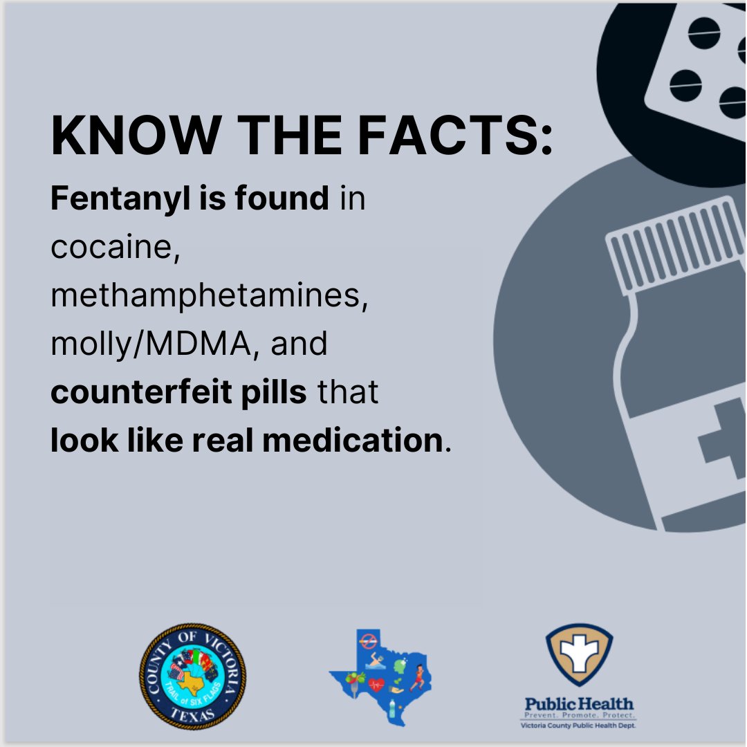 Know the facts. Learn more about the dangers of fentanyl and the signs of an overdose at: bit.ly/fentanyl-facts