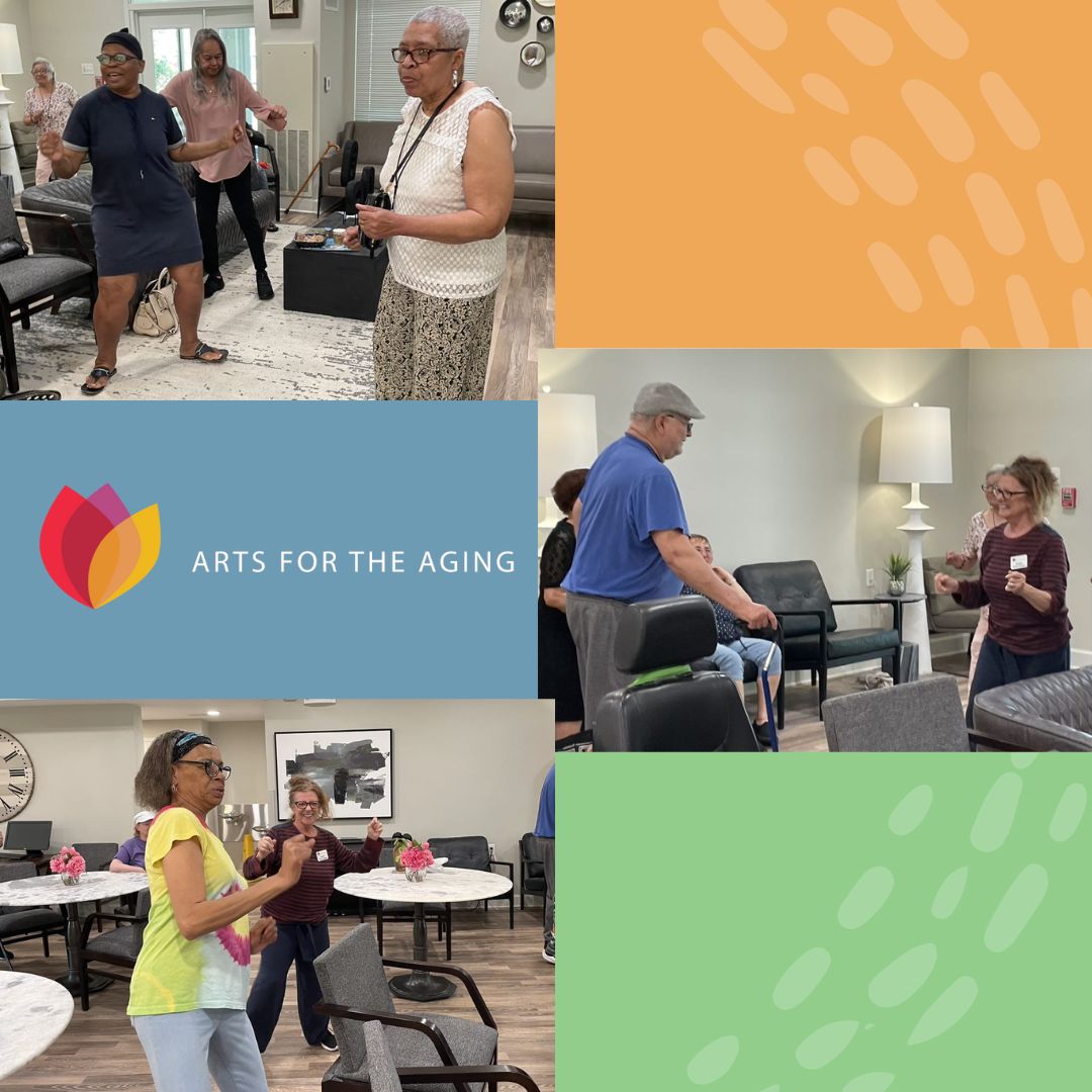 ArtsForTheAging's tweet image. 🌏💃 Participants at the Housing Opportunities Commission Bauer Park explored healing movement, world music, and dance with teaching artist Annetta Dexter-Sawyer during "Moving with the World"! #creativeaging #artsinhealth #olderadults #healthyaging