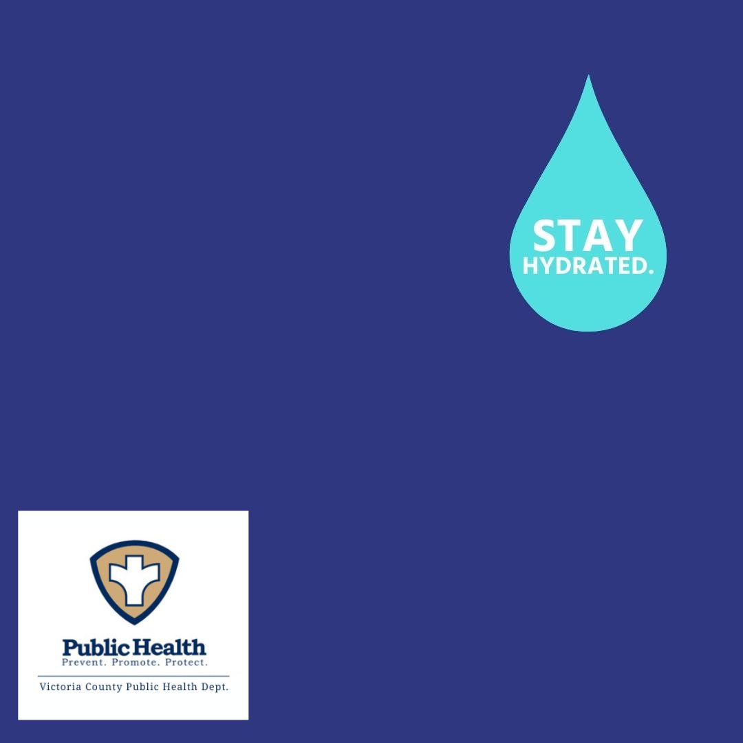 Stay Hydrated. Drink plenty of water even if you don’t feel thirsty. Learn more ways to stay hydrated 📷 ready.gov/heat.