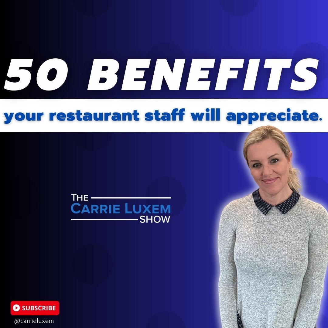 Start with just a few of these 50 benefits! youtube.com/watch?v=N0SXaZ… #restaurantowner #restauranthr