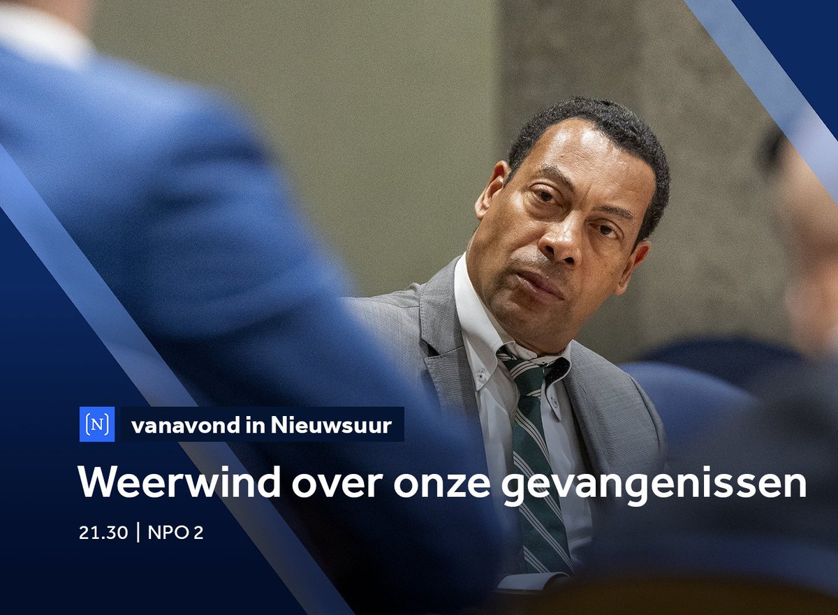 Vanavond om 21:30 in #Nieuwsuur op <a href="/NPO2/">NPO 2</a>:
▶️ Gevangenissen naar streng Italiaans model
▶️ Duitsland schrikt van verkiezingswinst AfD
▶️ Het huwelijk tussen BBB en GroenLinks in Zuid-Holland