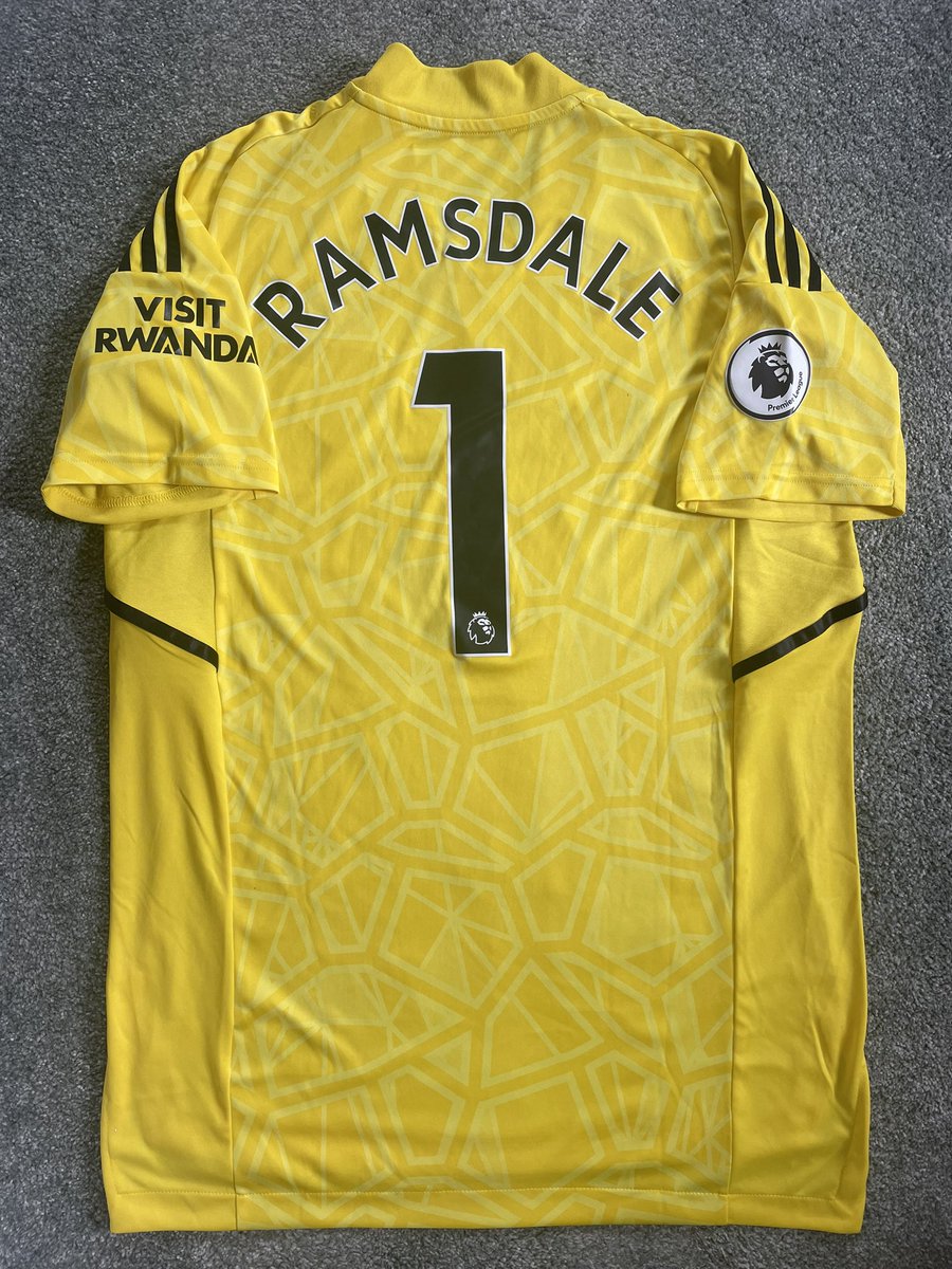 Ramsdale shirt!! 

£55!🟡😍😍