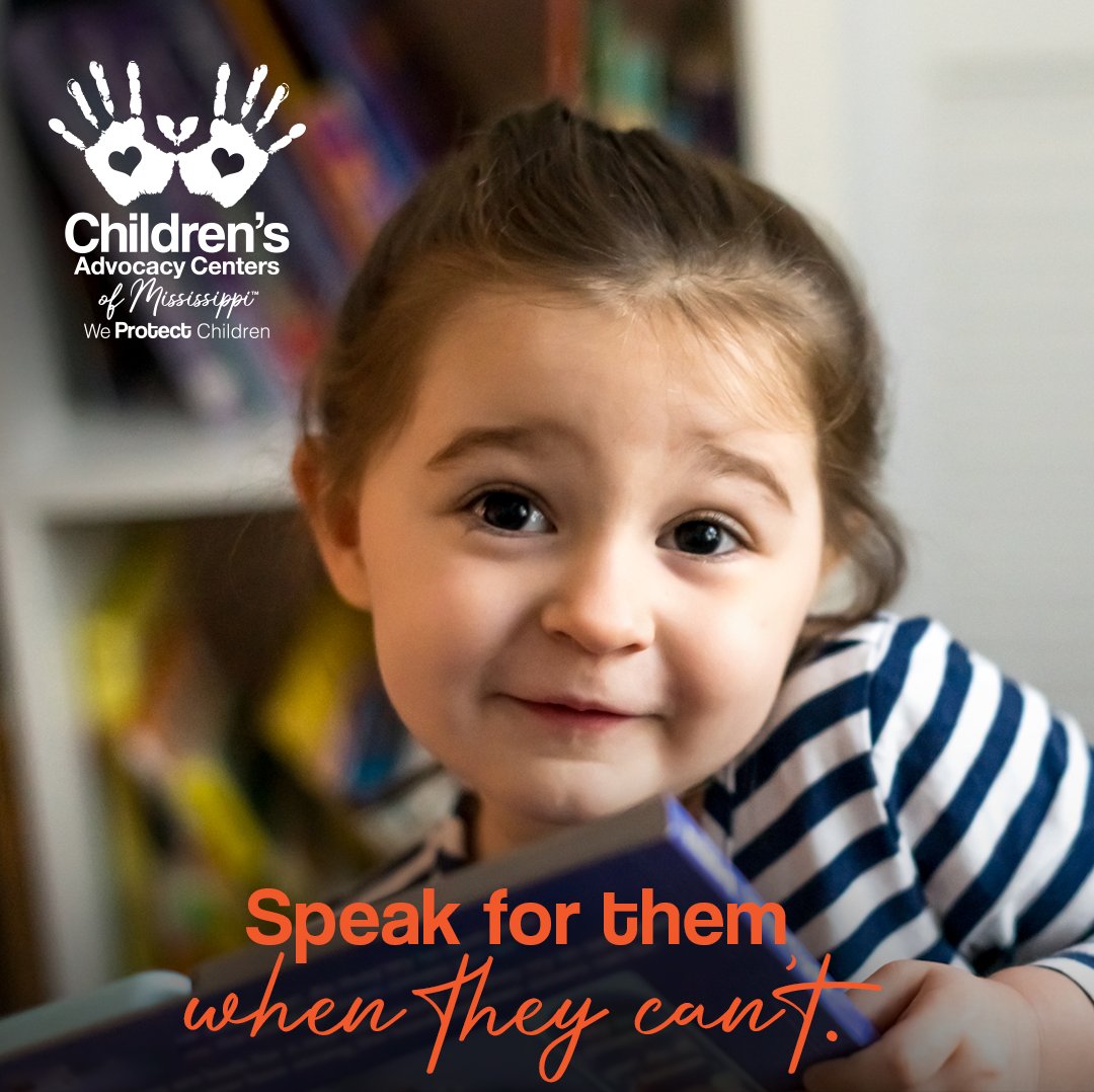 It’s highly likely that you know a child who has been or is being abused. Stand with us to eliminate child abuse in Mississippi. Speak for them when they can’t.  Text GIVE to 601.476.1221 or donate online. 

bit.ly/3p7ySo0

#SpeakForThem #ChildAdvocacy #TextGive