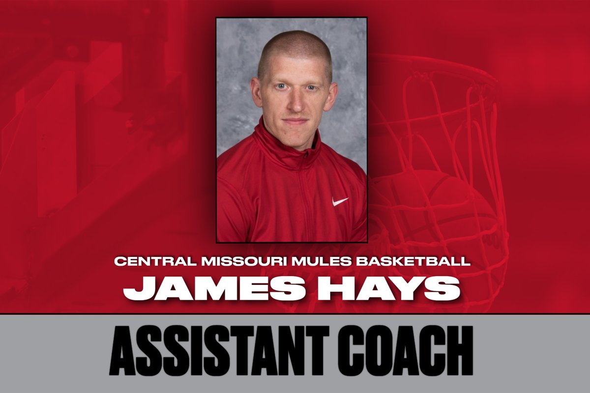 Head Coach Adam Bohac has announced James Hays as the Mules' Assistant Coach on Tuesday, June 27. 📝 | bit.ly/46rxFt2 #teamUCM