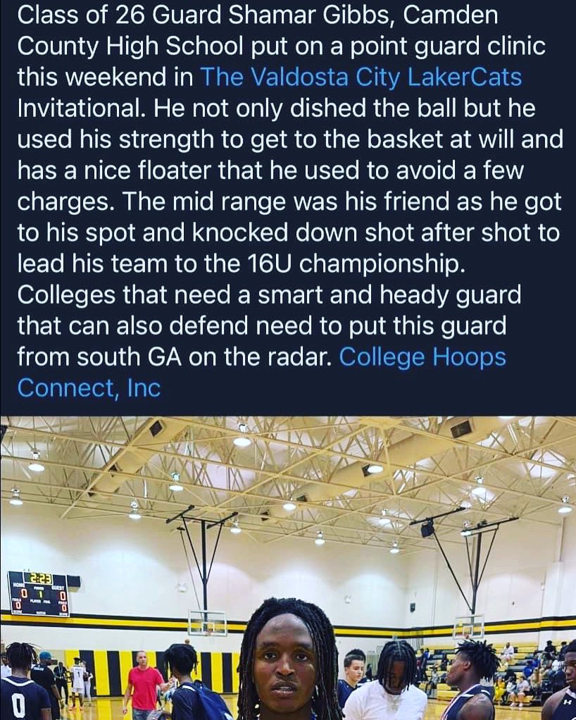Camden Elite Basketball🏀 (@camdenelite_) on Twitter photo Camden Elite 9th Grade Shamar Gibbs🔥🏀<a href="/Collegebbopens/">College Basketball Openings</a> <a href="/AAU_Basketball/">AAU Basketball</a> <a href="/BallRecruit/">RecruitBasketball</a> Camden Elite 9th Grade Shamar Gibbs🔥🏀<a href="/Collegebbopens/">College Basketball Openings</a> <a href="/AAU_Basketball/">AAU Basketball</a> <a href="/BallRecruit/">RecruitBasketball</a>