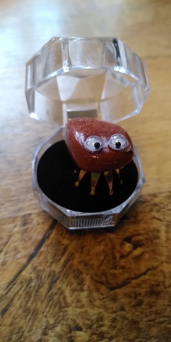 Goldstone gemstone bug with gold coloured wobbly legs. £5 + p&amp;p. DM to buy. Goldstone is manmade and has beautiful flecks of copper. Goldstone is thought to help you reach goals and as such is a symbol of ambition. #Bugoffgems #MHHSBD #LincsConnect
