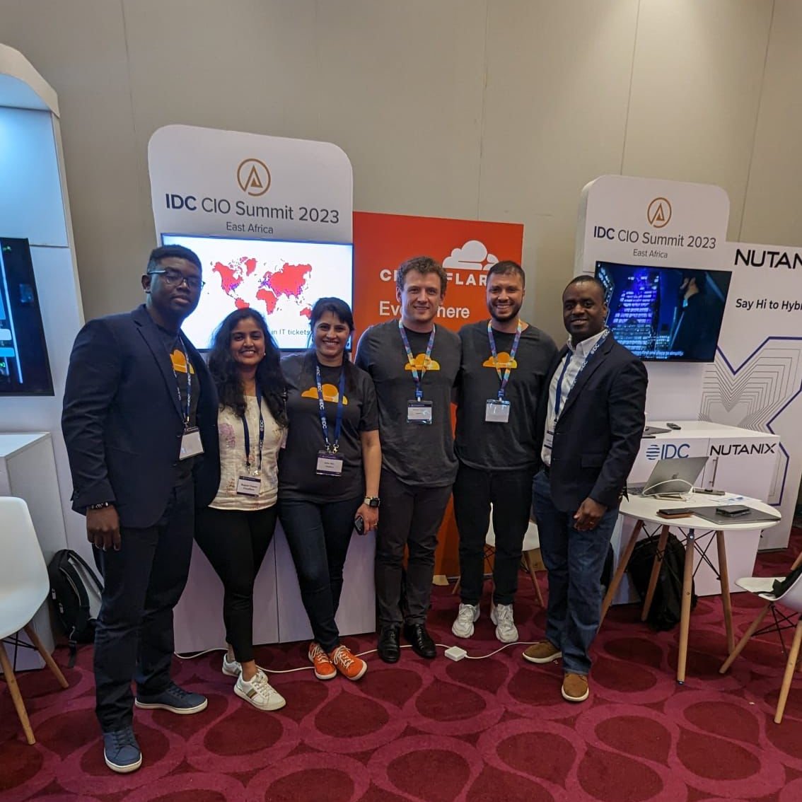Cloudflare's tweet photo. Thatβs a wrap from #IDCEACIO Summit! The team enjoyed getting to talk to many organisations and we hope to help many of them navigate through their digital transformation and security initiatives.
Next stop, CISO Alliances in Nairobi on 30 June, welcoming security practitioners for #ZeroTrust workshops and interactive discussions.
Learn and request more information here: https://t.co/IX3mYornDY