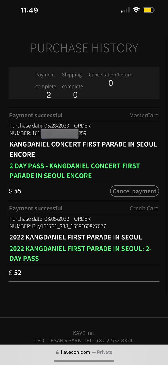 I only use kavecon for #KANGDANIEL 👍🏻😁