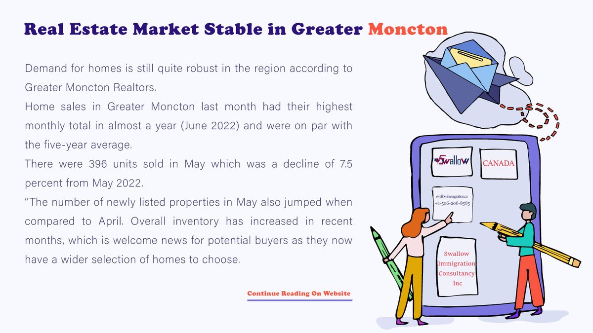 Real Estate Market Stable in Greater Moncton

#canada #news #moncton #monctonnb🇨🇦 #canadanews #monctonnews #monctonnb #monctonnewbrunswick #realestate #marketing #benchmarks #buyers #GreaterMoncton #Homes  #inventory #prices #realestate #realtors #sold #stable