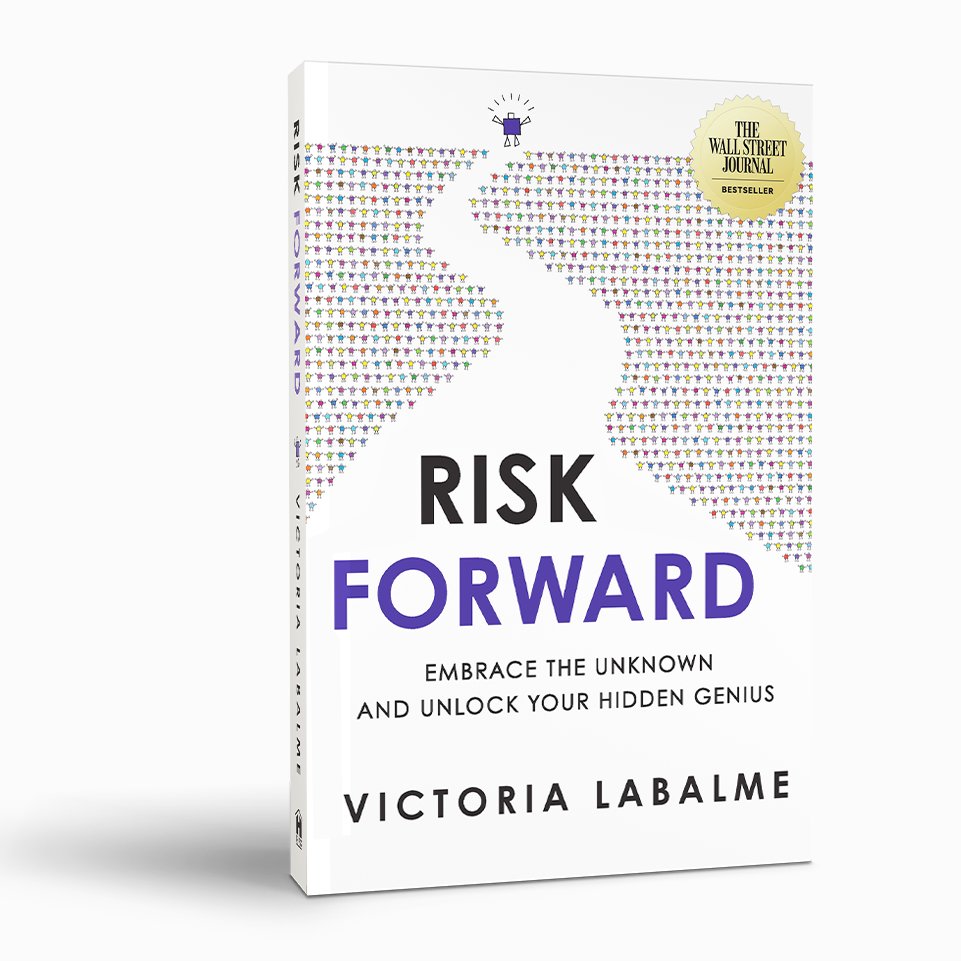 Okay. Buy the Wall Street Journal bestseller RISK FORWARD written by my amazing wife Victoria Labalme-out in paperback today. It's a short, colorful, & deeply profound read, truly helpful for whenever we hit a grey area in our lives... End of Proud Husband Tweet. #RiskForward