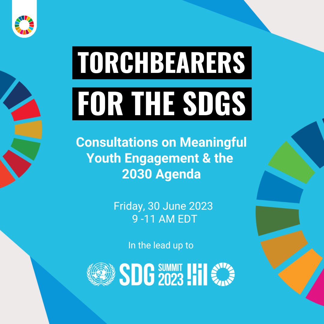 Have an idea on how to enhance youth leadership in the implementation, monitoring & review of the #2030Agenda?

Share your views on the importance of meaningful youth engagement in the run-up to the SDG Summit 🙌

Register for our consultation by 28 Jun 🖱️ forms.office.com/pages/response…