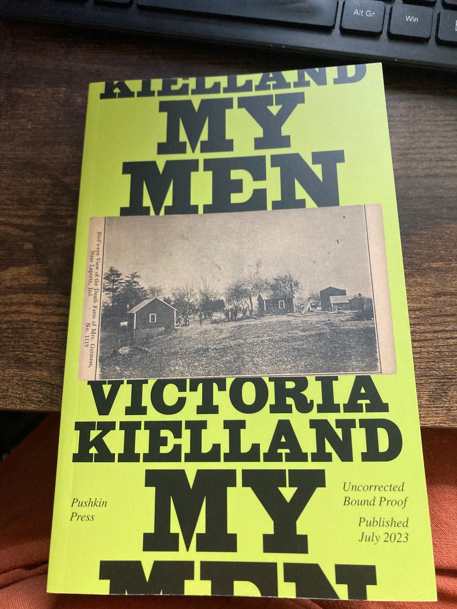 Rozzyreads's tweet photo. Next up is this about a female serial killer called Belle Gunness. Described as Provocative and disturbing, yes please! Thanks for the proof @PushkinPress https://t.co/XO4yzbgLeF