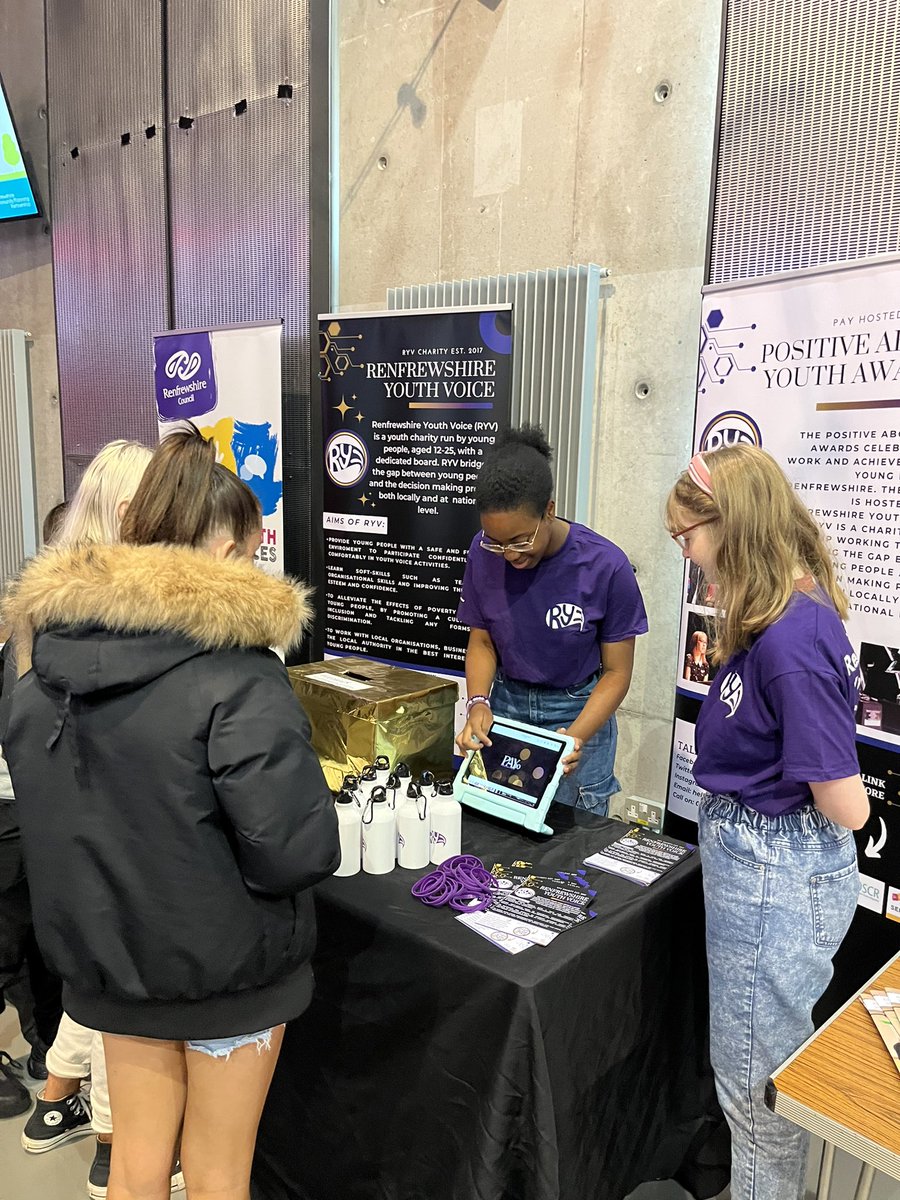 ‘Tonight we’re at the Celebrating Renfrewshire Fund Event in the hopes of getting some funding for our annual PAY awards! Good luck to all the other organisations here tonight, looking forward to meeting you all!✨’ -<a href="/RYouthVoice/">RYV</a> 

#YouthEmpowerment #celebratingrenfrewshire #ryv