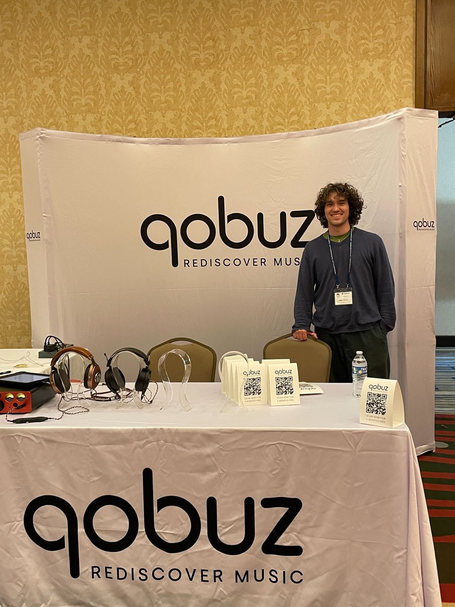 qobuz's tweet photo. We had such a great time this past weekend at Pacific Audio Fest where Qobuz was the official streaming sponsor! Thank you to everyone that came by our booth and our partners who demoed with Qobuz. We can't wait for next year!

#PacificAudioFest #PAF2023 #Audiophile #Audio https://t.co/xqxqkY1W0o