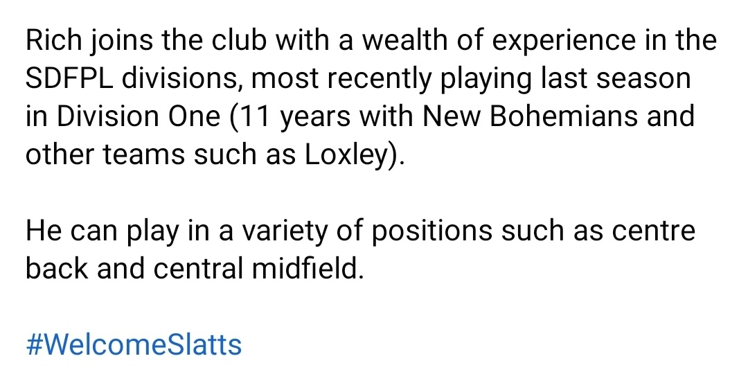 Sheffield Trinity FC tweet media