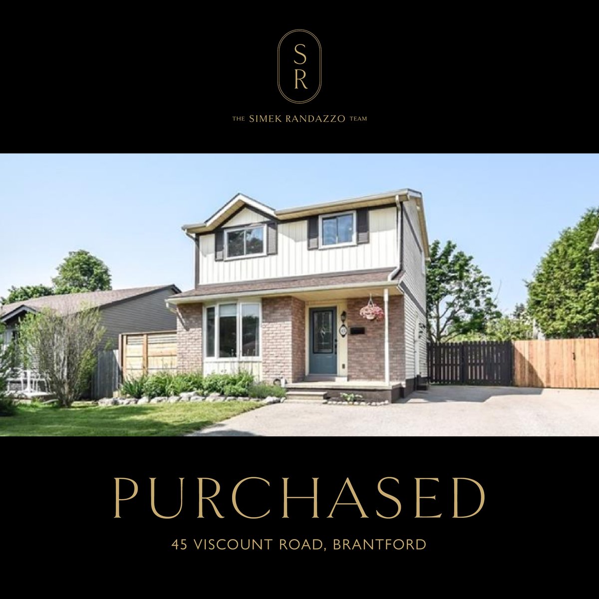 SRFRealtyGroup's tweet photo. Congratulations to our clients on the purchase of their new Brantford home!  🥂 https://t.co/JEVrA39OKY